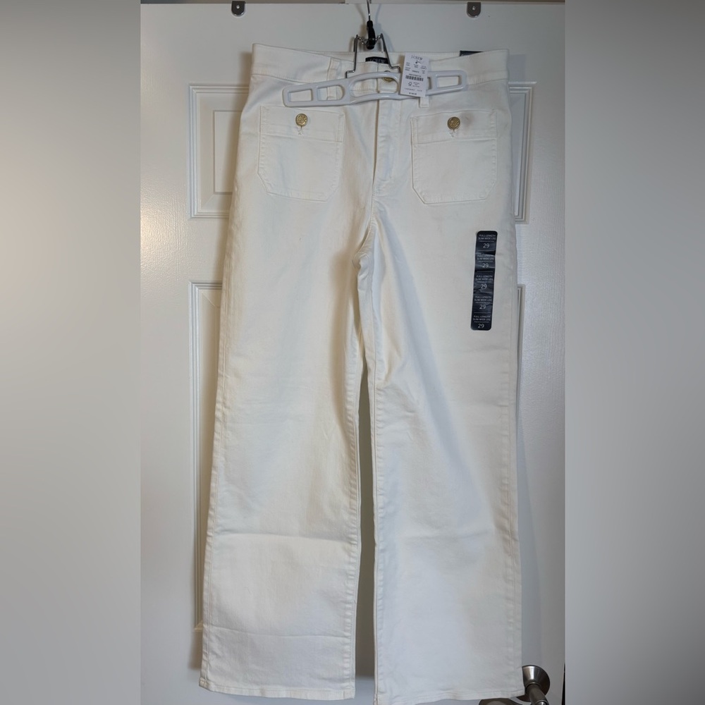 J. Crew White Sailor Jeans new with tags